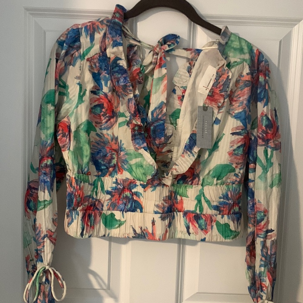 NWT Anthropologie floral top
